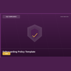 CQC Queen Academy Safeguarding Policy Template product image