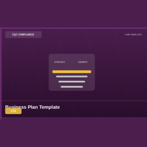CQC Queen Academy Business Plan Template product image